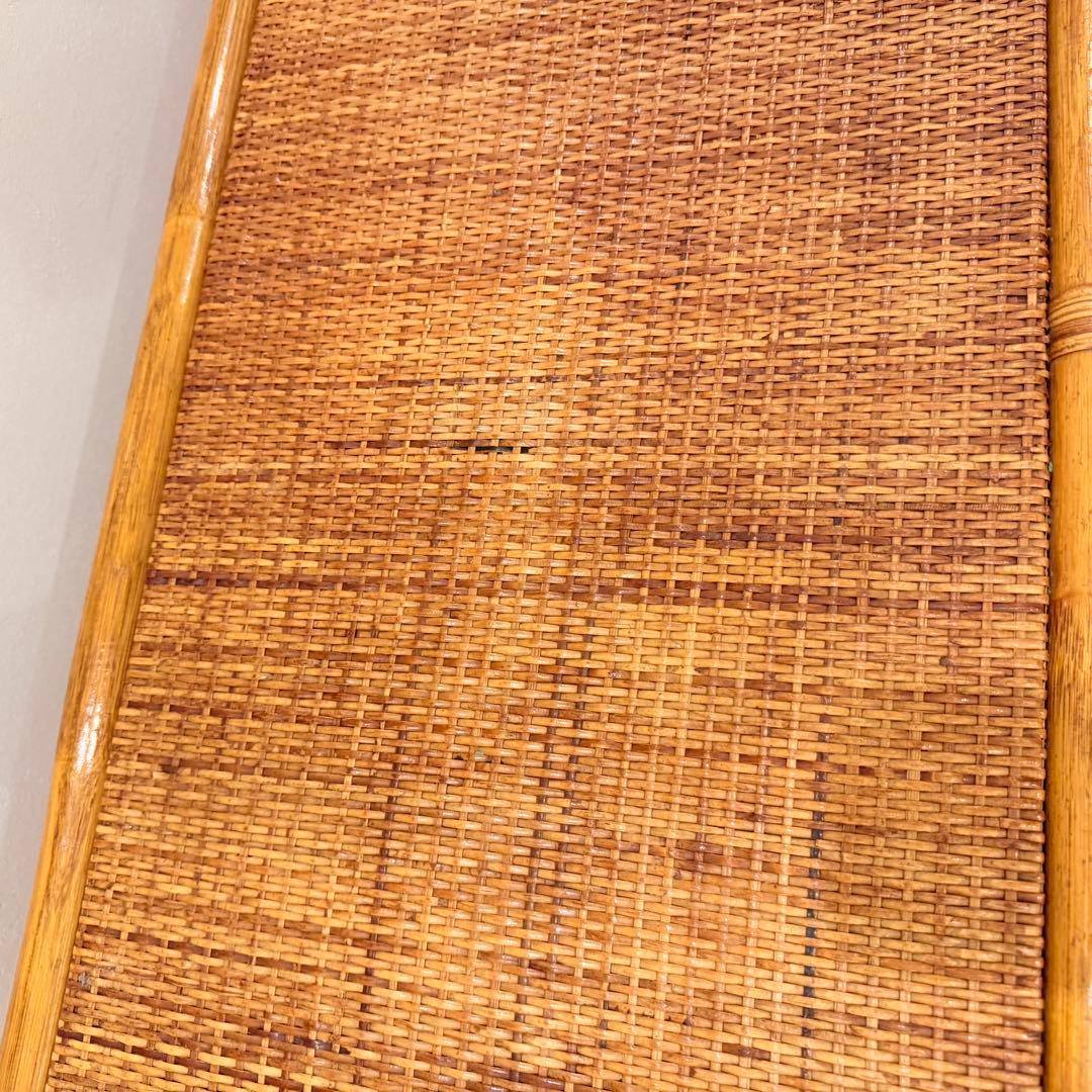 【アンティーク】籐 ラタン サイドボード チェスト ローボード 6杯 古民家