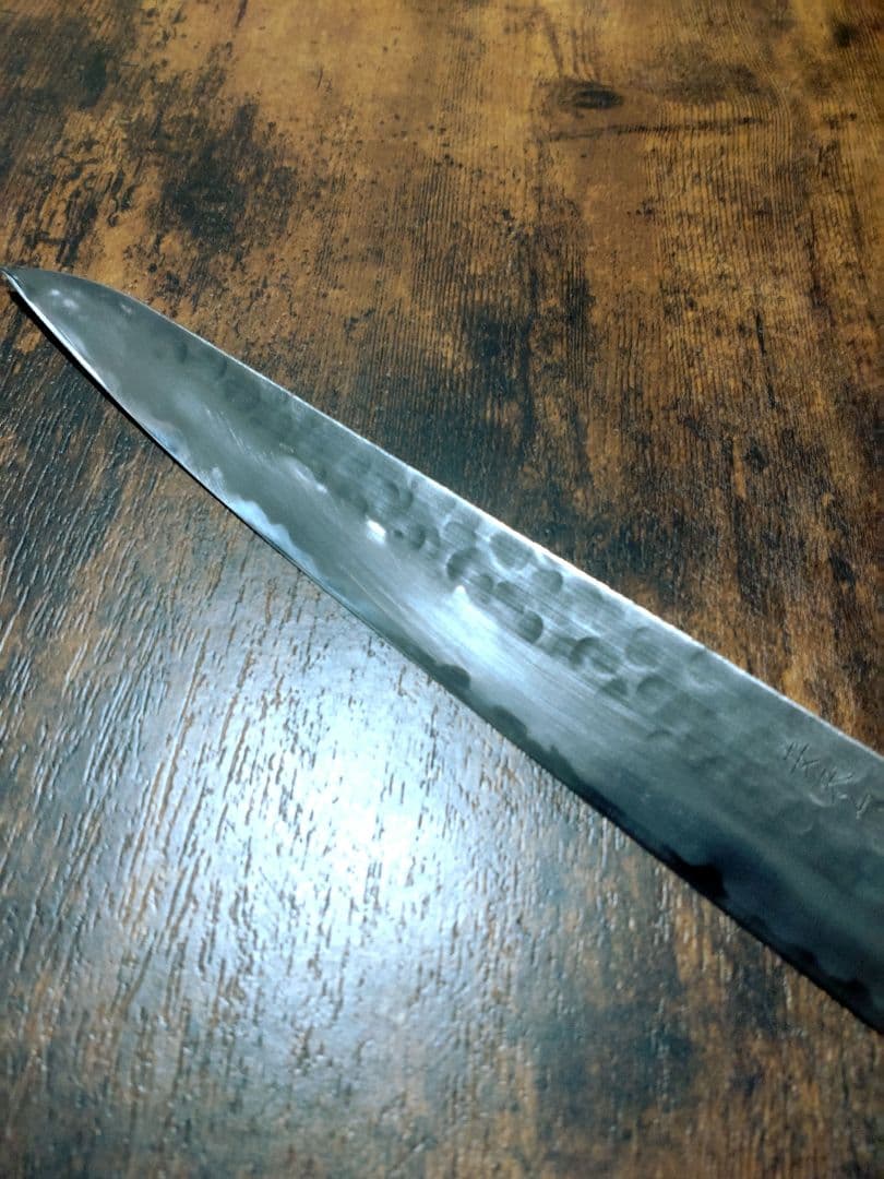 合羽橋 貴和美 筋引包丁 藍 安来白紙ニ号