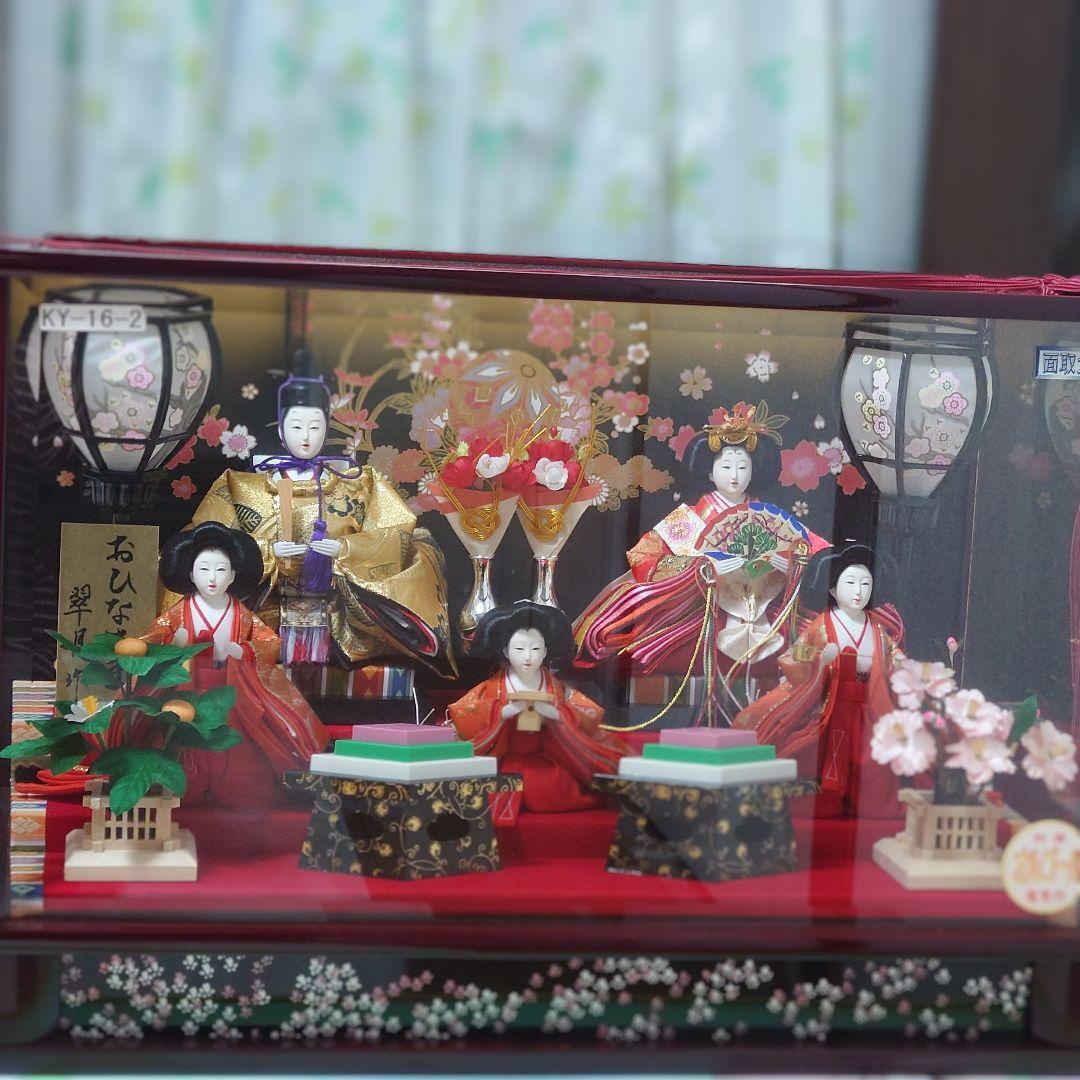 おひなさま　芥子親王柳官女　ケース入り