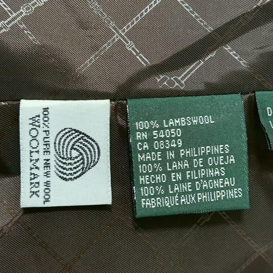 ［良品］RALPH LAUREN テーラードジャケット ブラウン 12P