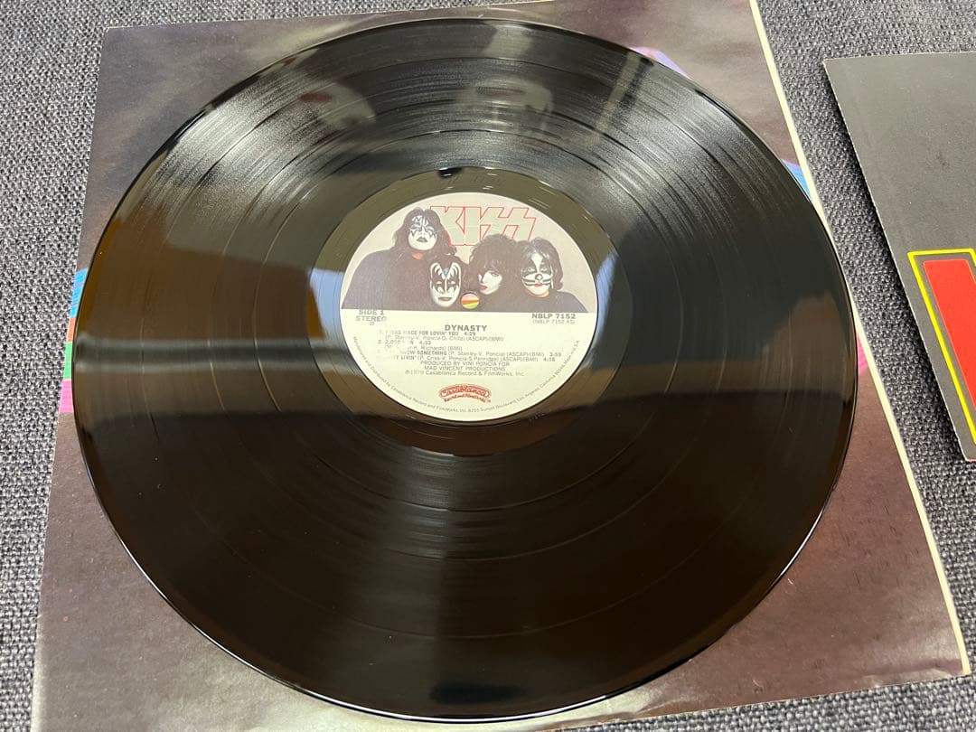 KISS Dynasty US盤 1979年 NBLP 7152 ポスター付