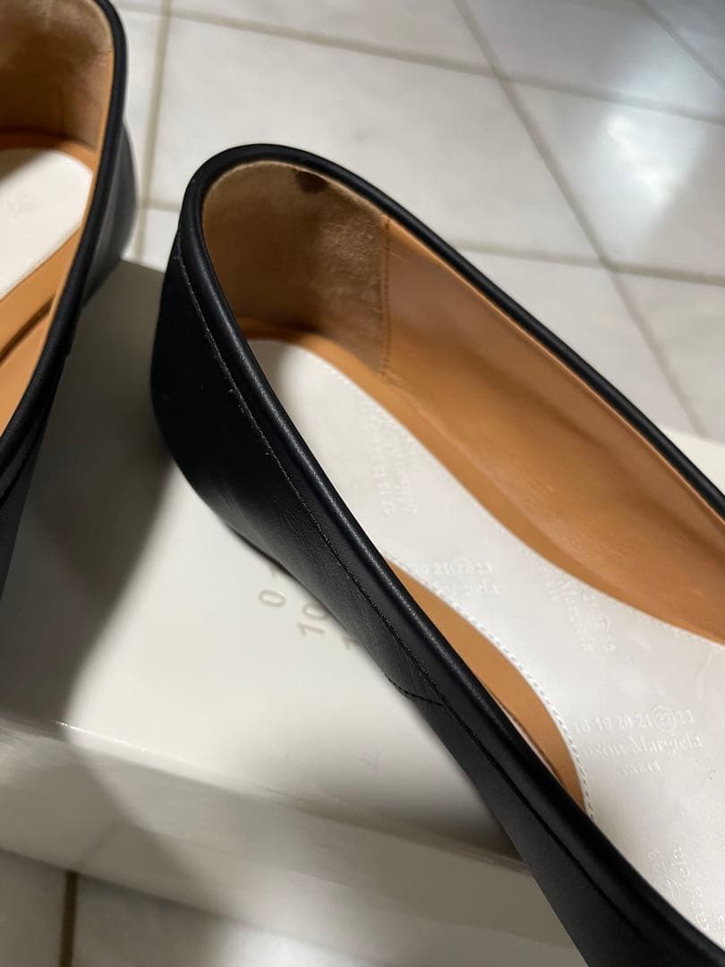 mimiです。マルジェラ　タビバレエシューズ37ブラックTABIバレエ