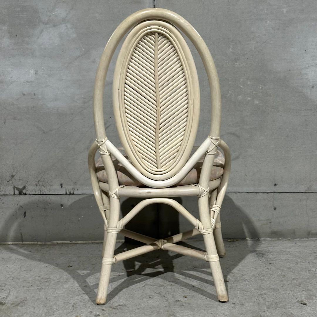 ✦90s✦ アンティーク調 ラタンチェア OLIVER エレガントデザイン