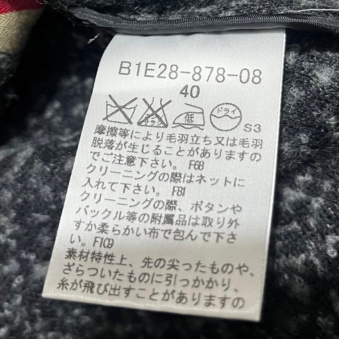 極美品バーバリーロンドンテーラードジャケット 40(L) グレー　ノバチェック