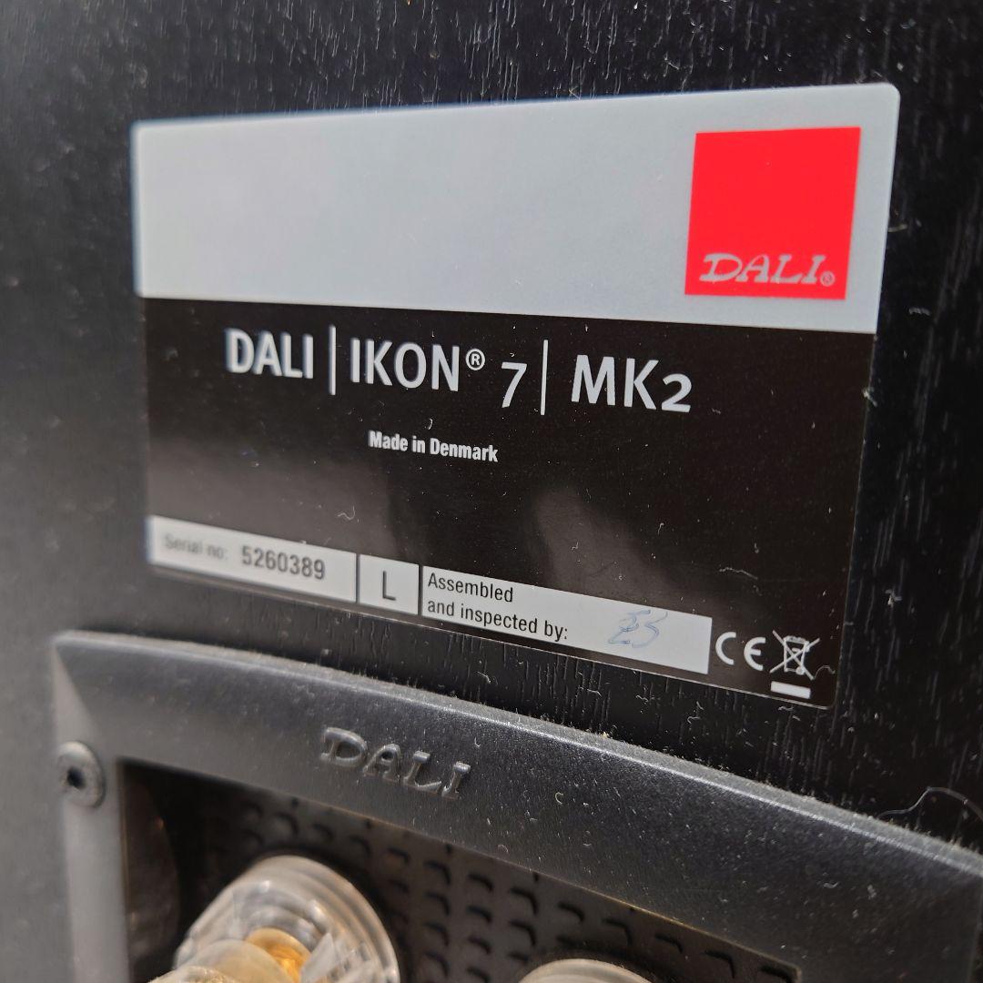 【取説・ケーブル付】DALI IKON7 MK2 BKトールボーイスピーカー