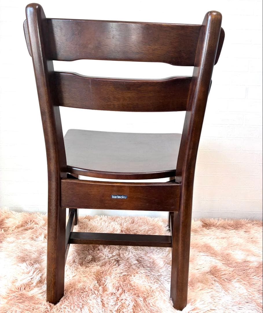aimi311　2個セットカリモク ルスティック サイドダイニングチェア