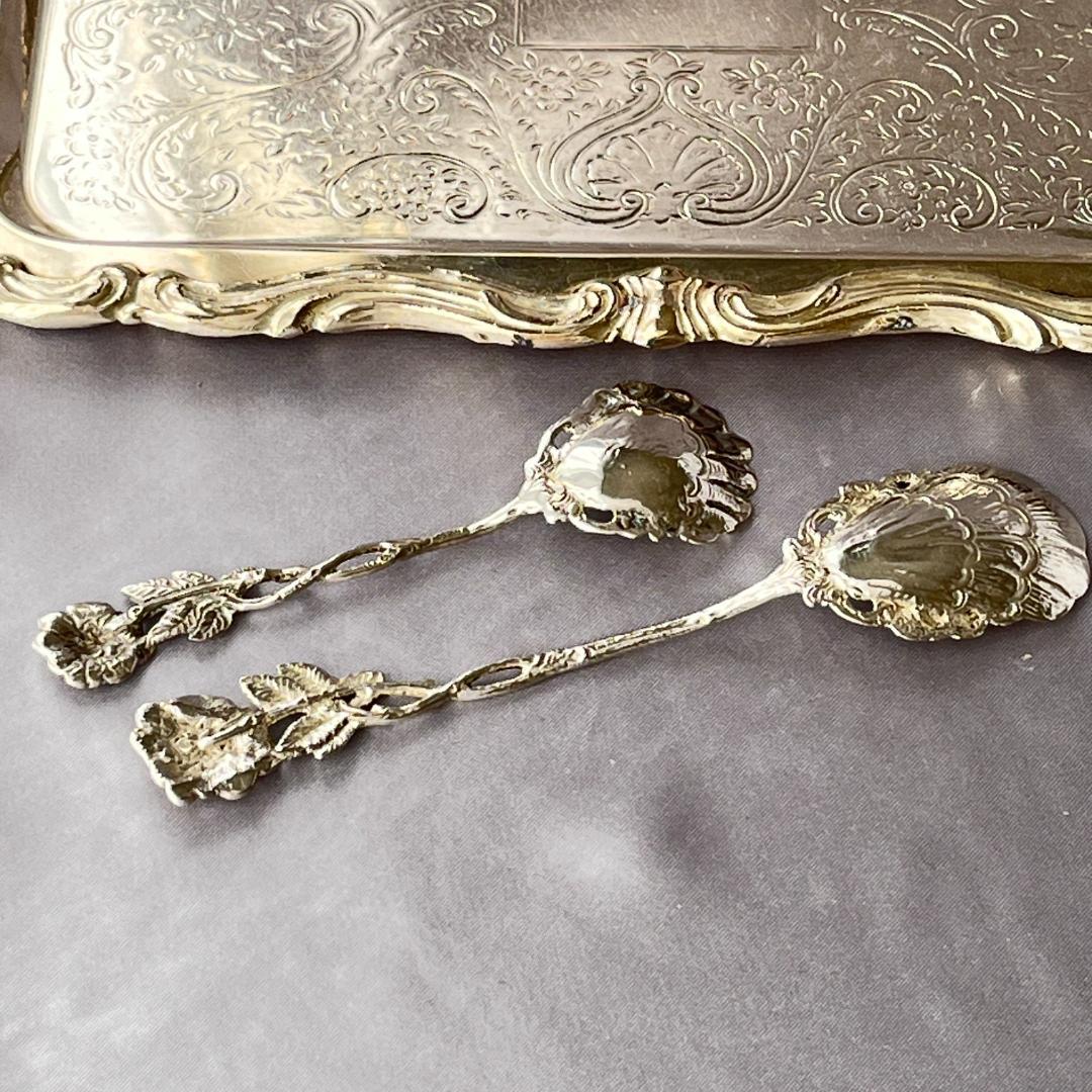 【Christoph Bach】クリームスプーン / シュガースプーン 【純銀】