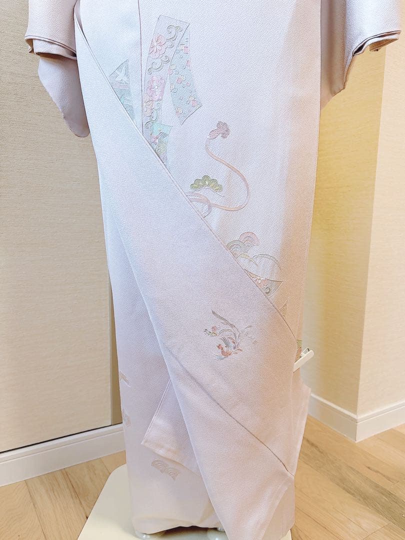 訪問着　フルセット 裄69 作家物　一つ紋　スワトウ　卒業式　入学式　M L