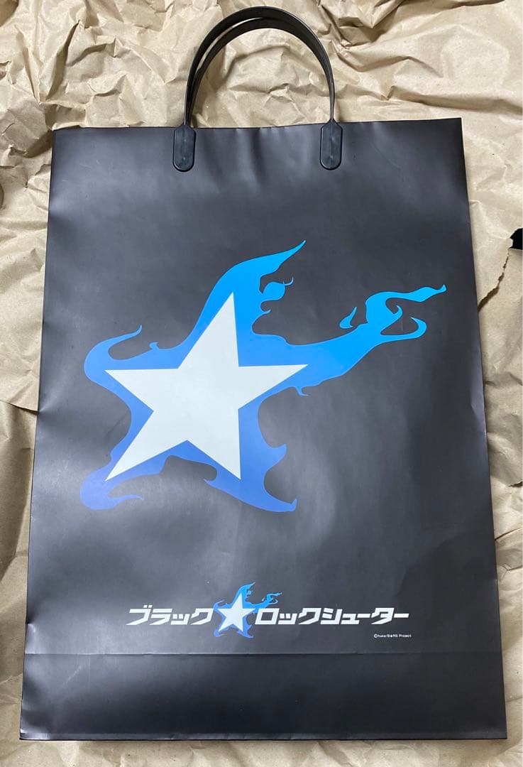 【新品】ブラック★ロックシューター Ｔシャツ(XL)　クリアファイルセット