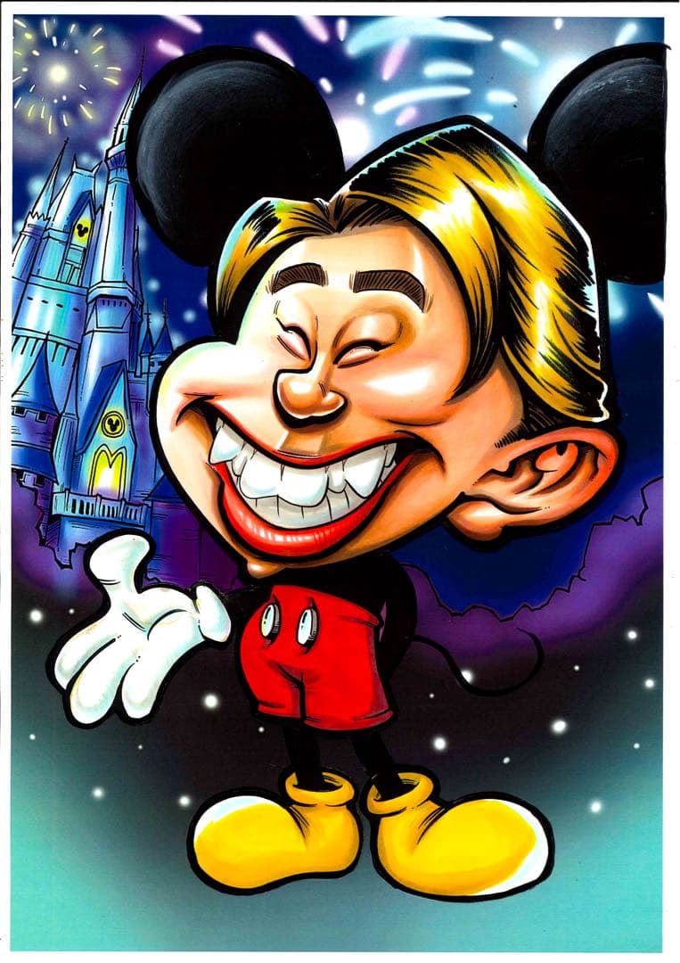 世界で1枚の手描きのオーダーメイド似顔絵★ウェルカムボード★ご両親感謝状