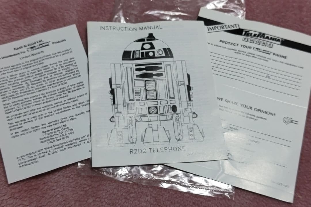 スターウォーズ　ヴィンテージインテリア　R2D2の電話機