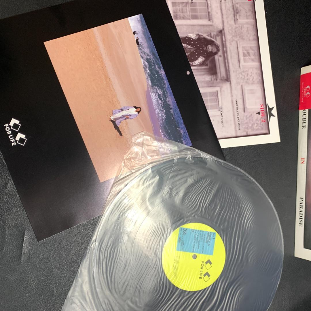 見本版　サンプル版　杏里／TROUBLE IN PARADISE　LPレコード