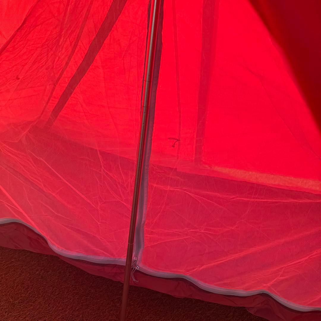 希少 テンマクデザイン　パンダテント レッド タープセット