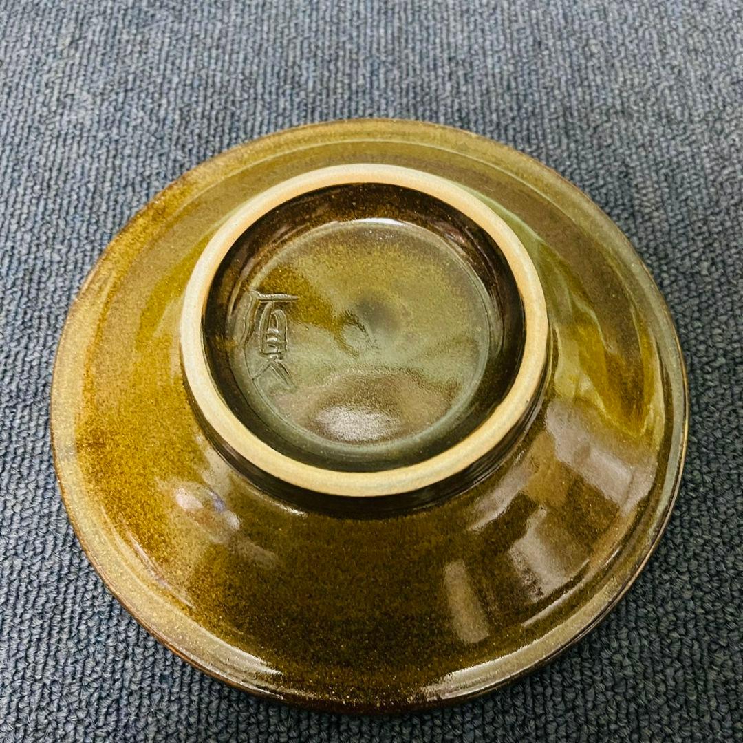 ❇️超希少・入手困難❇️やちむん　宮城須美子　魚紋模様　和食器深皿　沖縄金城次郎