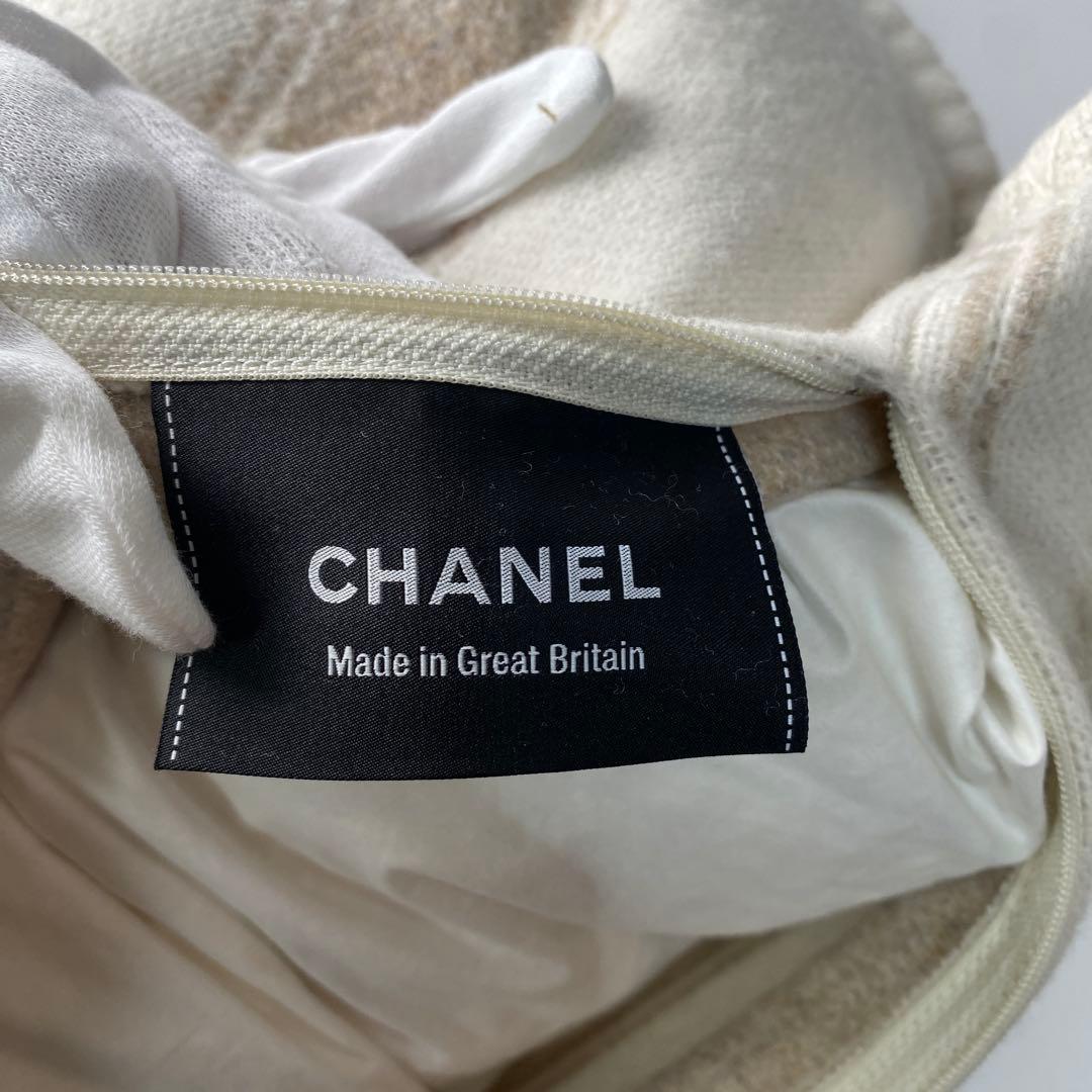 未使用 シャネルCHANEL ココマーク クッション カシミヤ