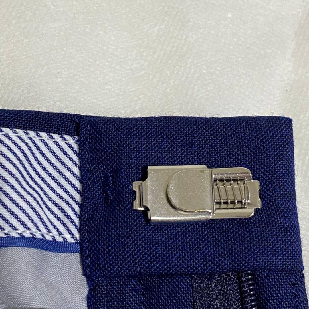 新品　フランス　ドーメル　サビルロウ　スーツ　A6　ブルー　無地　サヴィルロウ