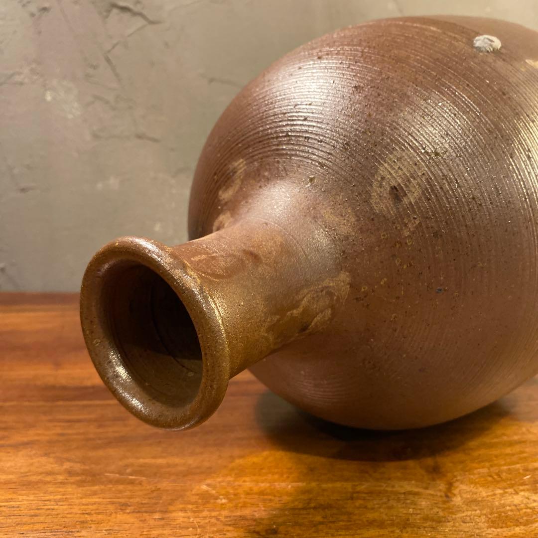 時代物 骨董品 備前焼 通い徳利 幕末明治 花瓶 花器 コレクション