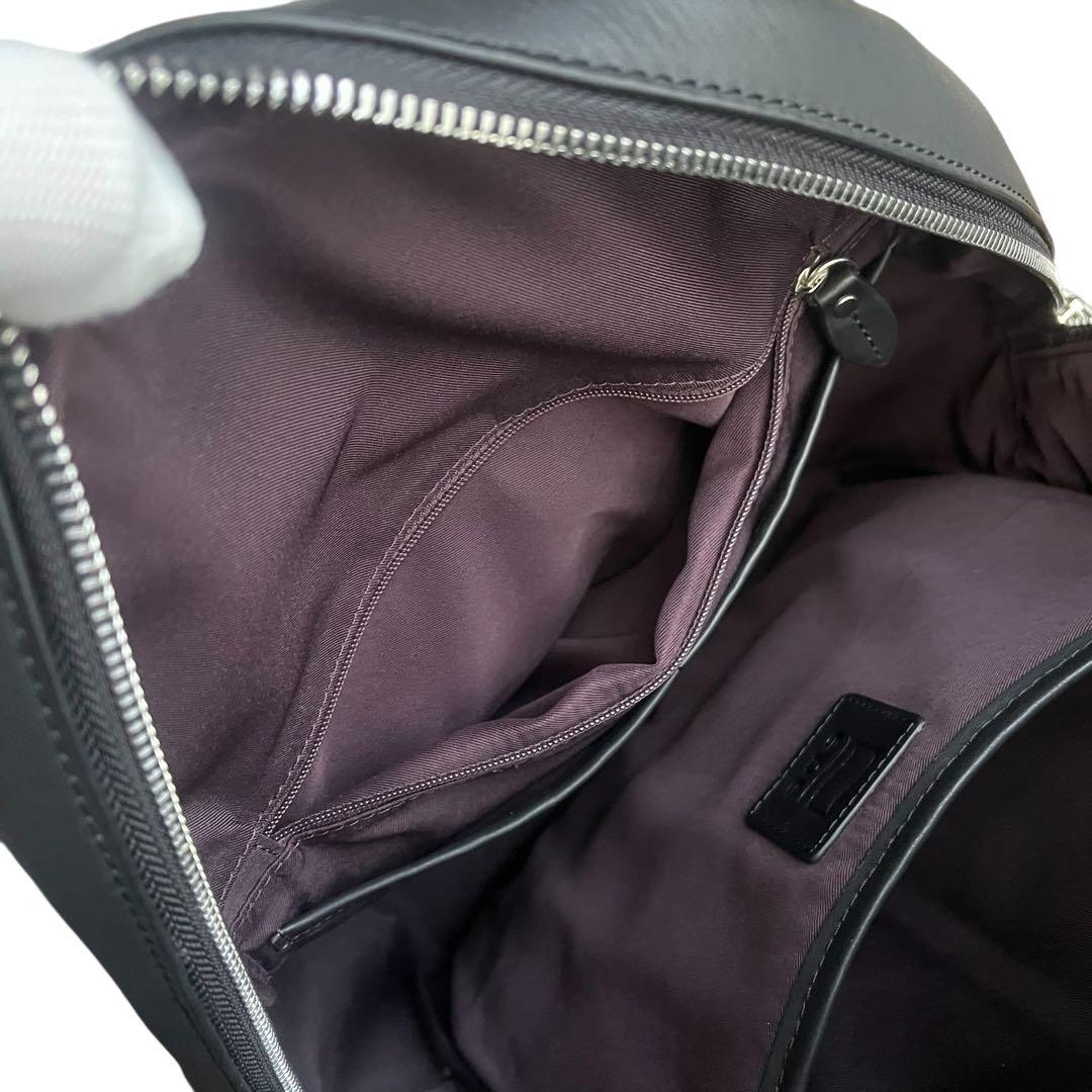 【極美品】epe ベジタブルタンニンレザー ラウンドリュック A4 PC 黒