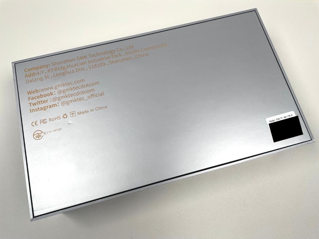 使用短め GMKtec EVO-T1 Core Ultra 9 285HミニPC