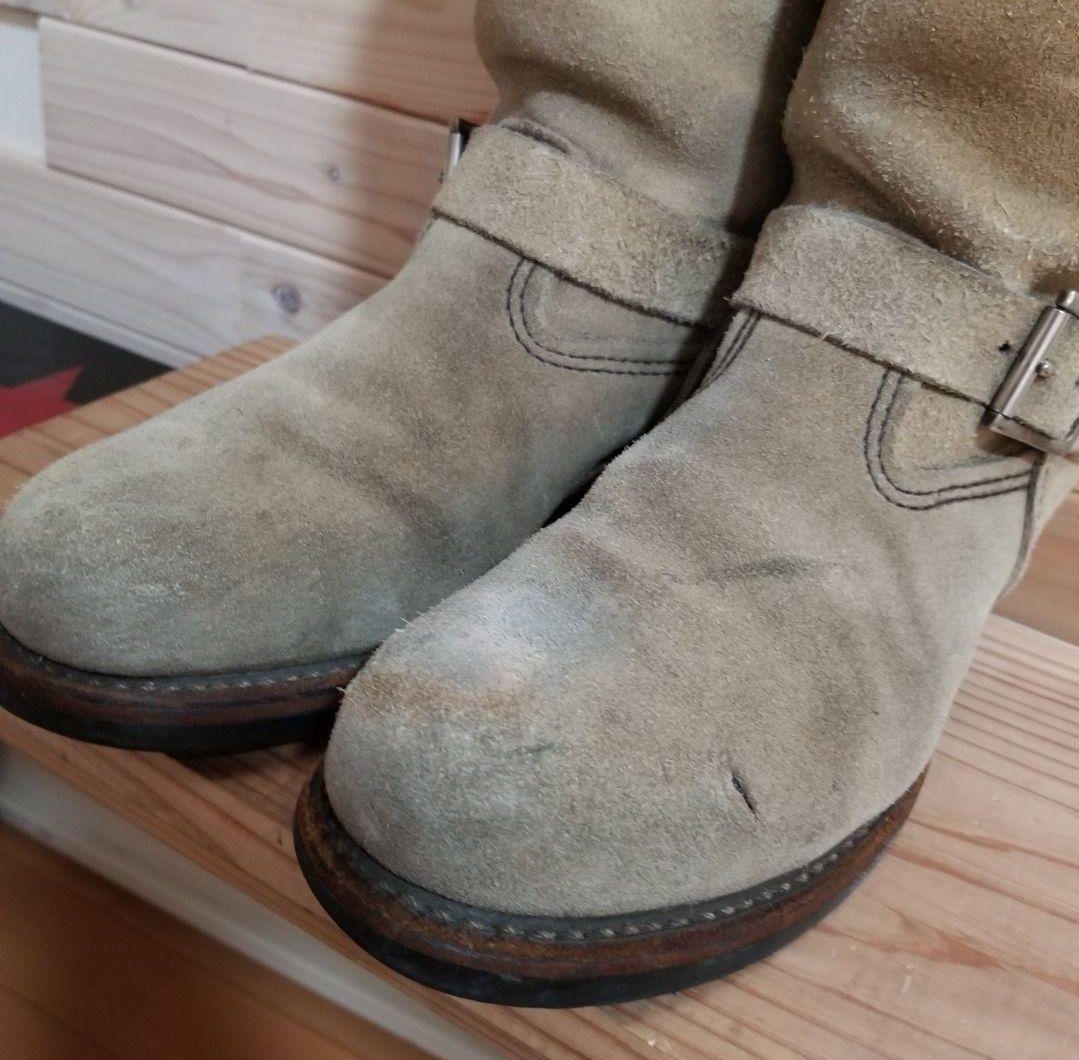 廃盤　REDWING 8268 suede　エンジニアブーツ　キムタク　25.5