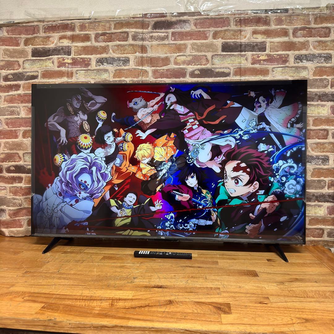 2025年製！ TCL 55V型 4K 液晶テレビ 55P61K 動画アプリ搭載