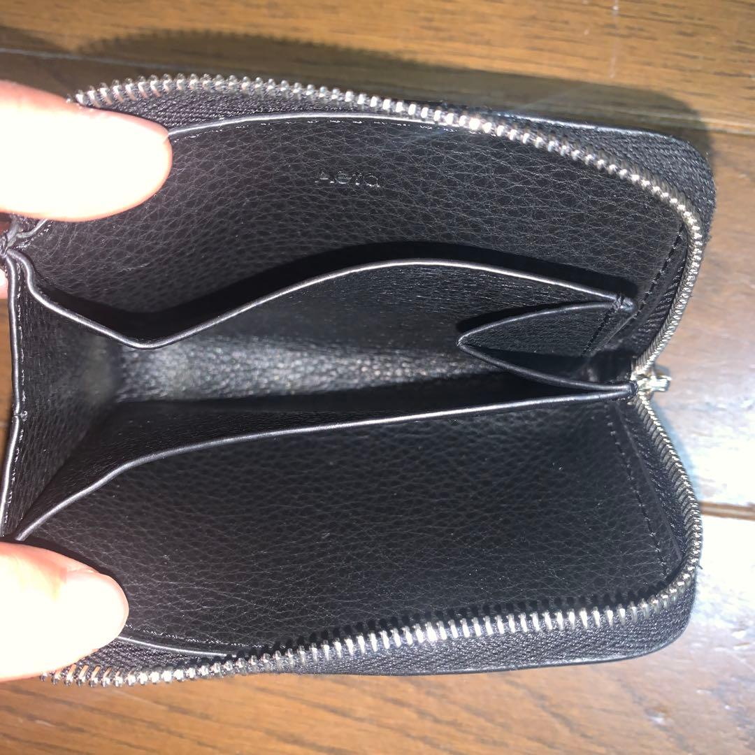 Aeta SMALL WALLET ブラック あえた