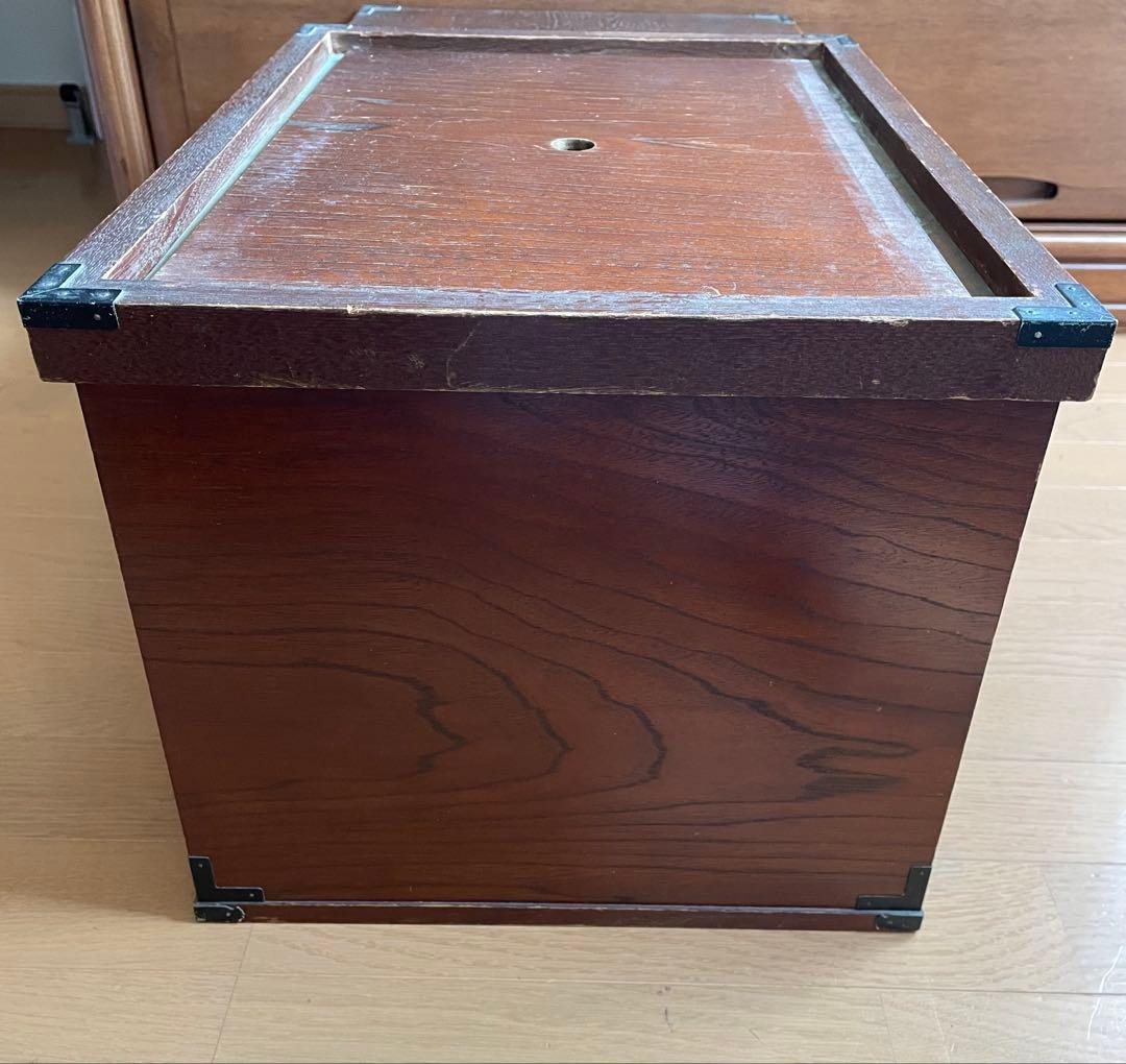 メーカー不詳　長火鉢(灰付き)レトロ 火鉢　古い商品 古民家 アンティーク