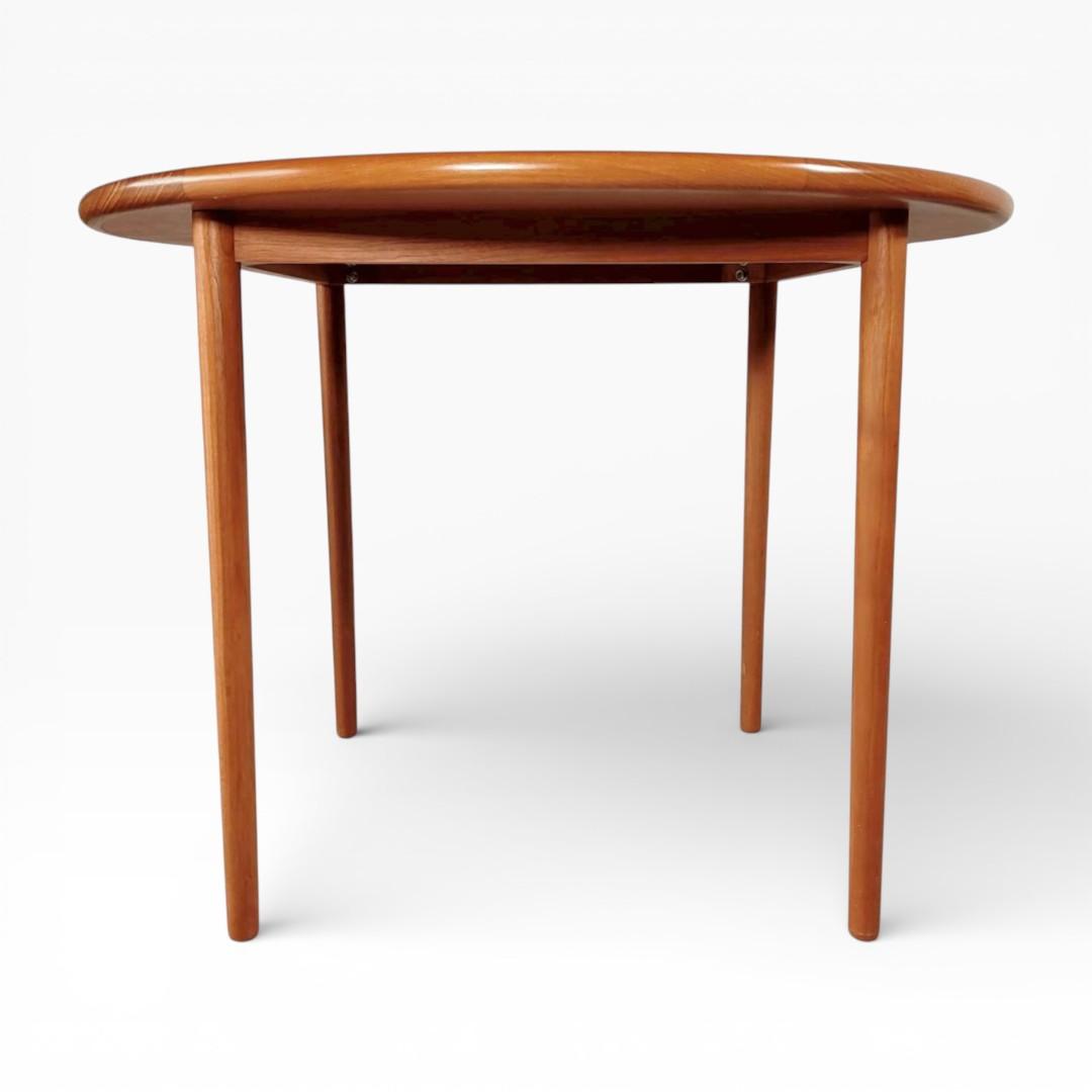 クロロス CHLOROS 円形 ダイニングテーブル 幅100cm チーク材