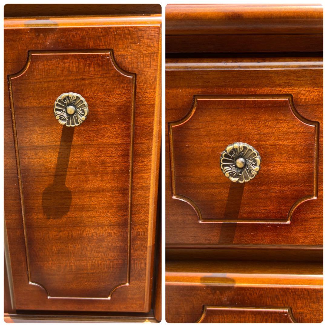 ③ karimoku カリモク コロニアル コーナー AV収納 ラック 飾り棚