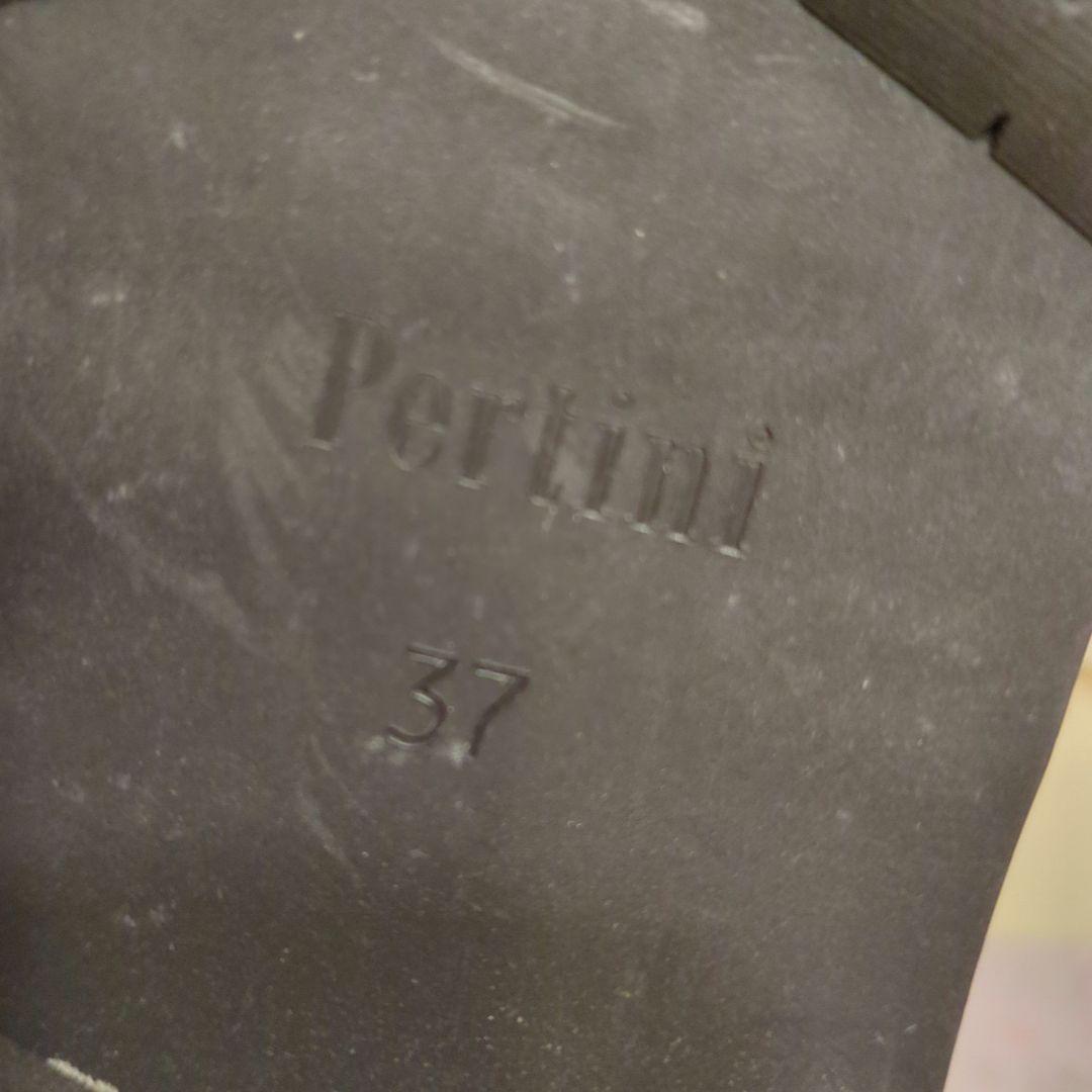 美品　未使用に近い　Pertini ペルティニ　エナメル　厚底　ローファー　37