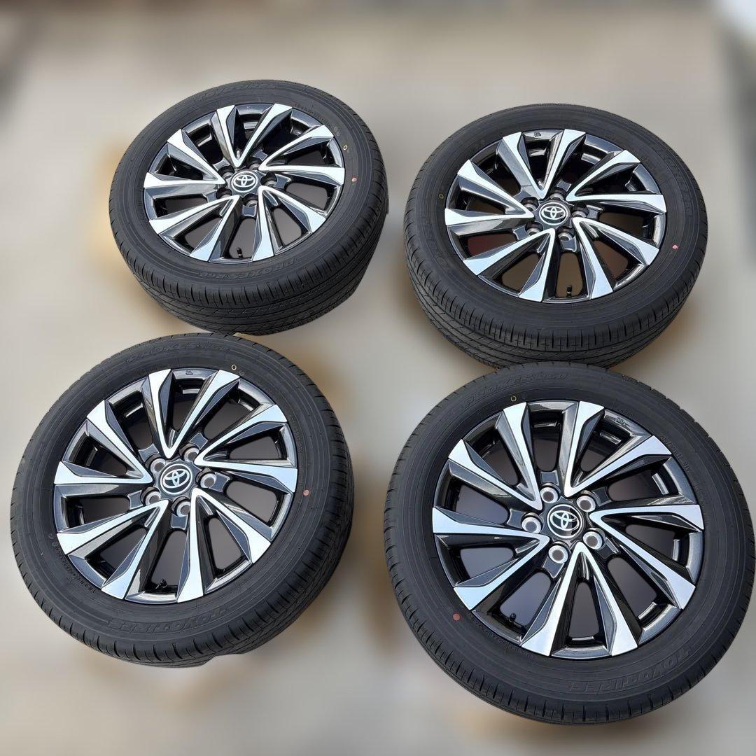 値下！［1/4本目］新車外しトヨタ新型ヴォクシーS-Zハイブリッドホイールタイヤ