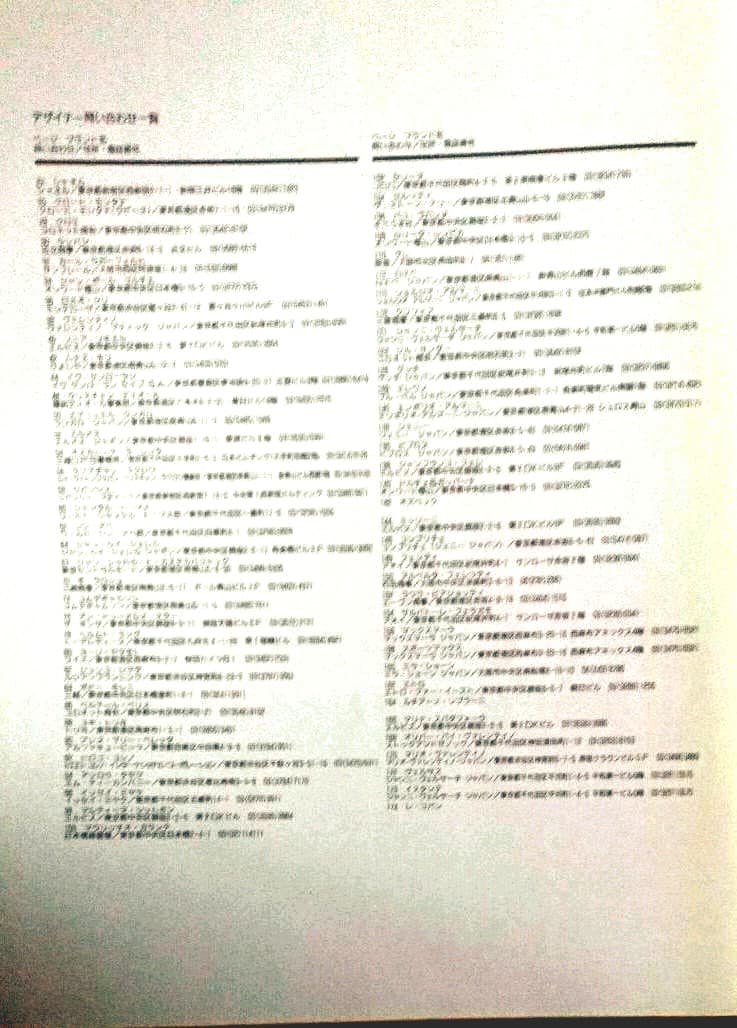 ♪‘93春夏　FN　パリ ミラノ マドリッド コレクション♪