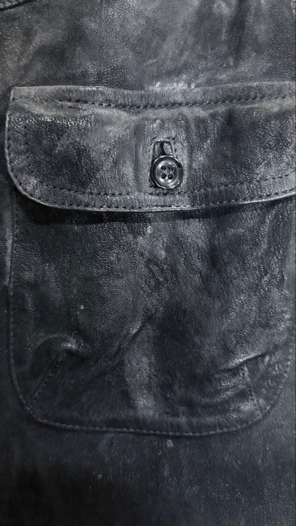 珍品　share spiritレザーエプロン　ゴートスキン. 箱new