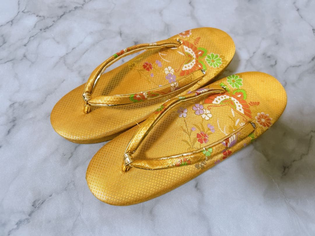 人気の鹿の子柄♡七五三　7歳　女の子　フルセット　一式　赤系　ゴールド