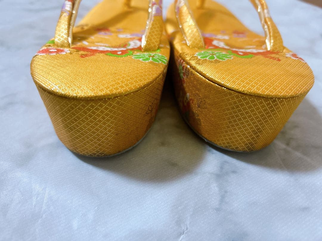 人気の鹿の子柄♡七五三　7歳　女の子　フルセット　一式　赤系　ゴールド