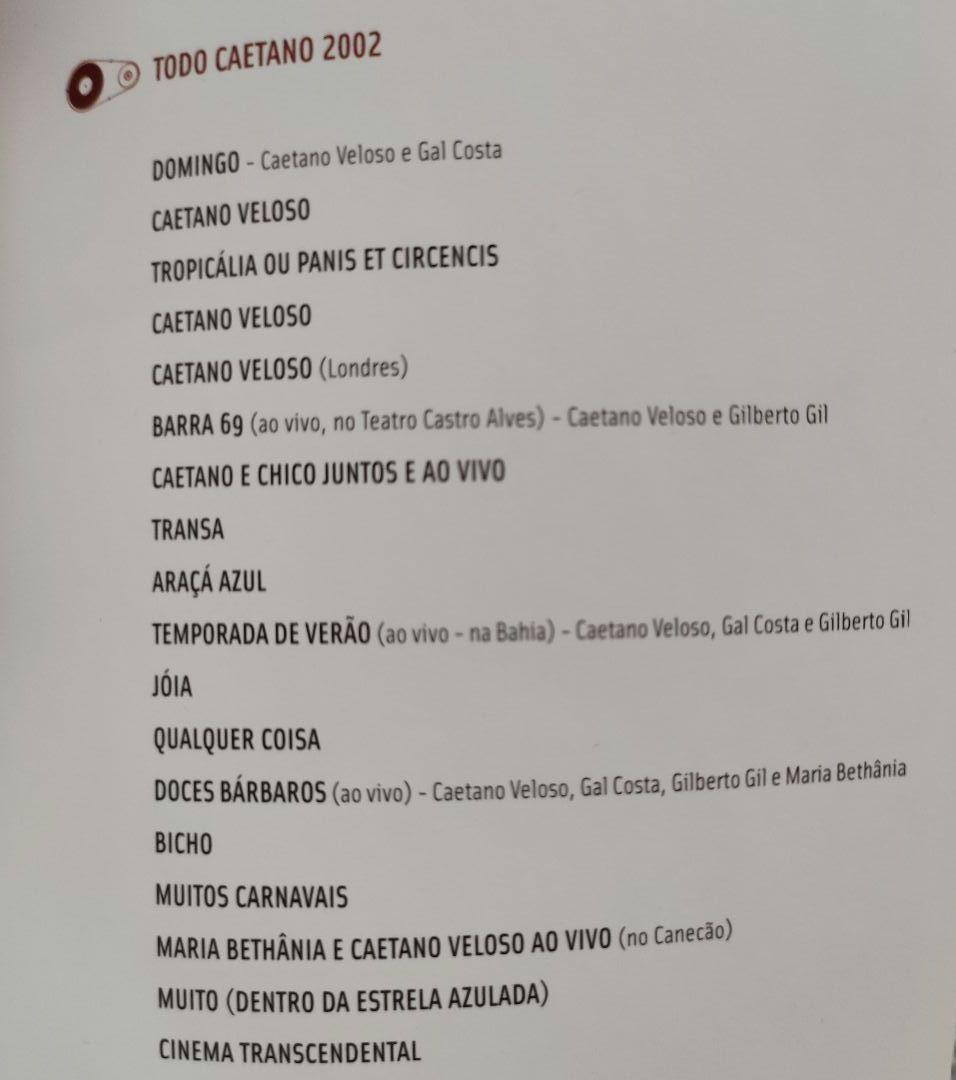 TO DO CAETANO ボックスセット