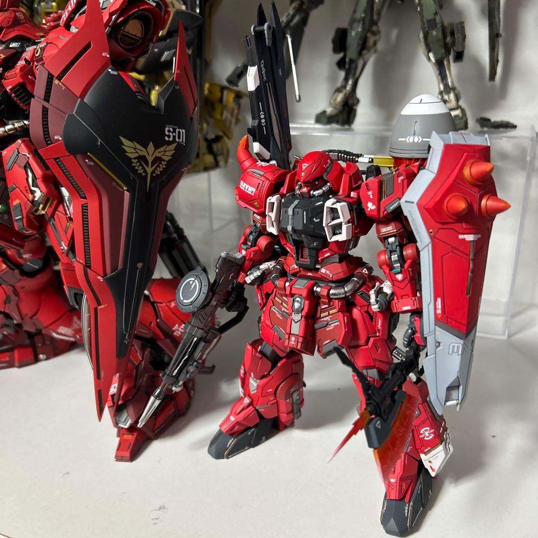 ガンプラ　塗装済み完成品　修正改造　MG