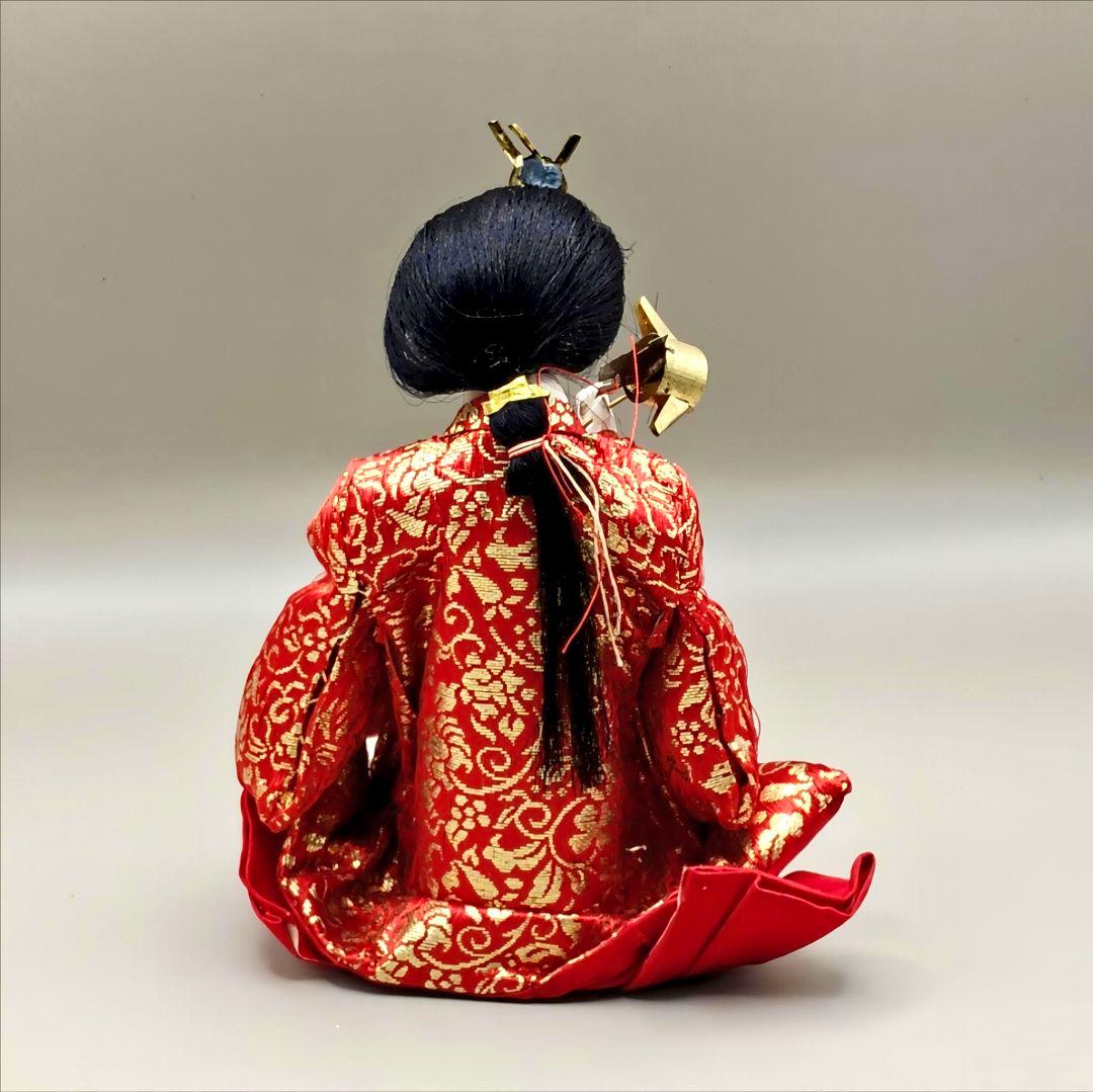 昭和の雛人形　ひな祭り　御殿飾り雛人形　高さ57cm　要スペース40×30cm超