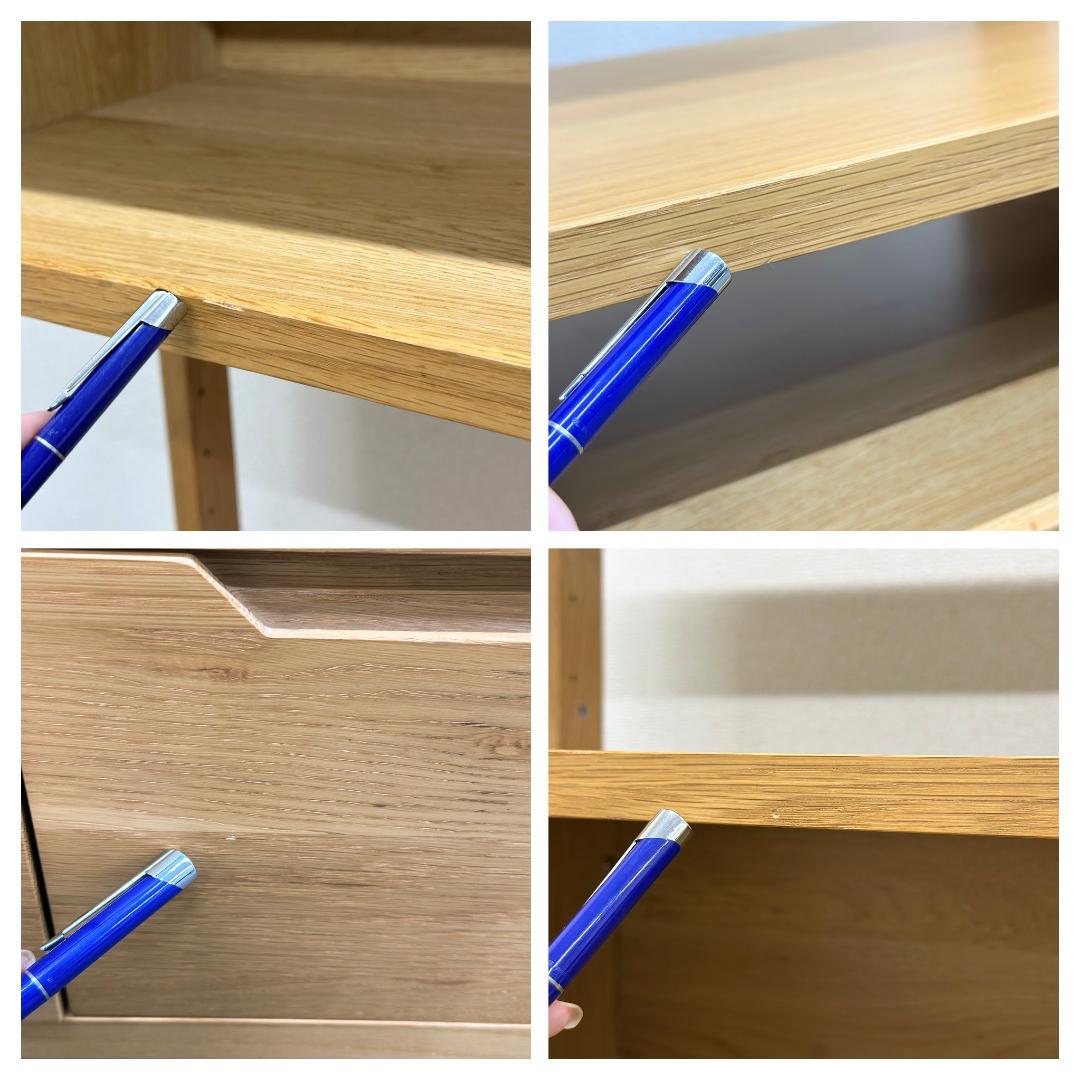 ■unico■ELEMT　AVミドルボード　シェルフ　テレビ台　ディスプレイ　棚