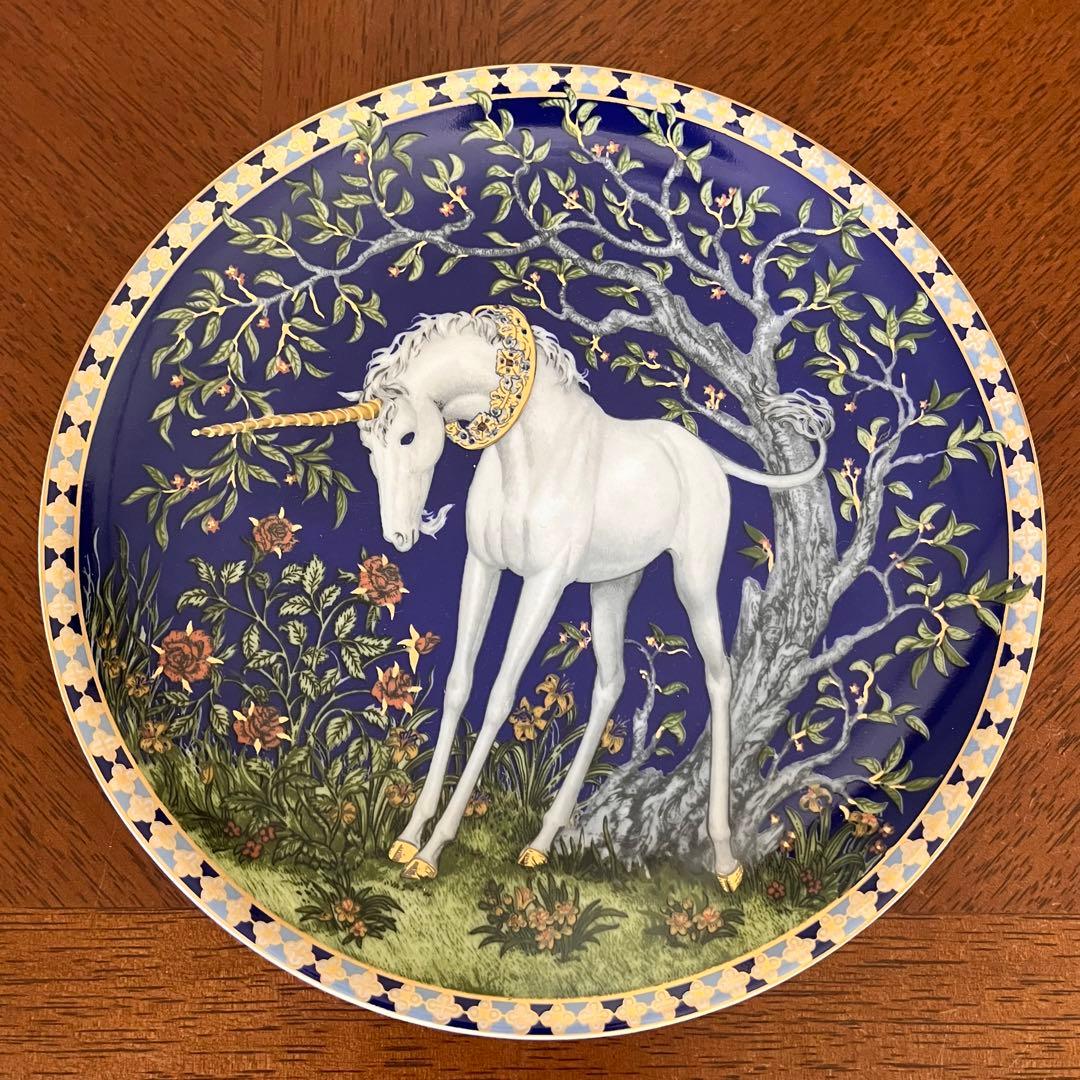 【希少品】新品　フッチェンロイター★ユニコーン★飾り皿　5枚コンプリート