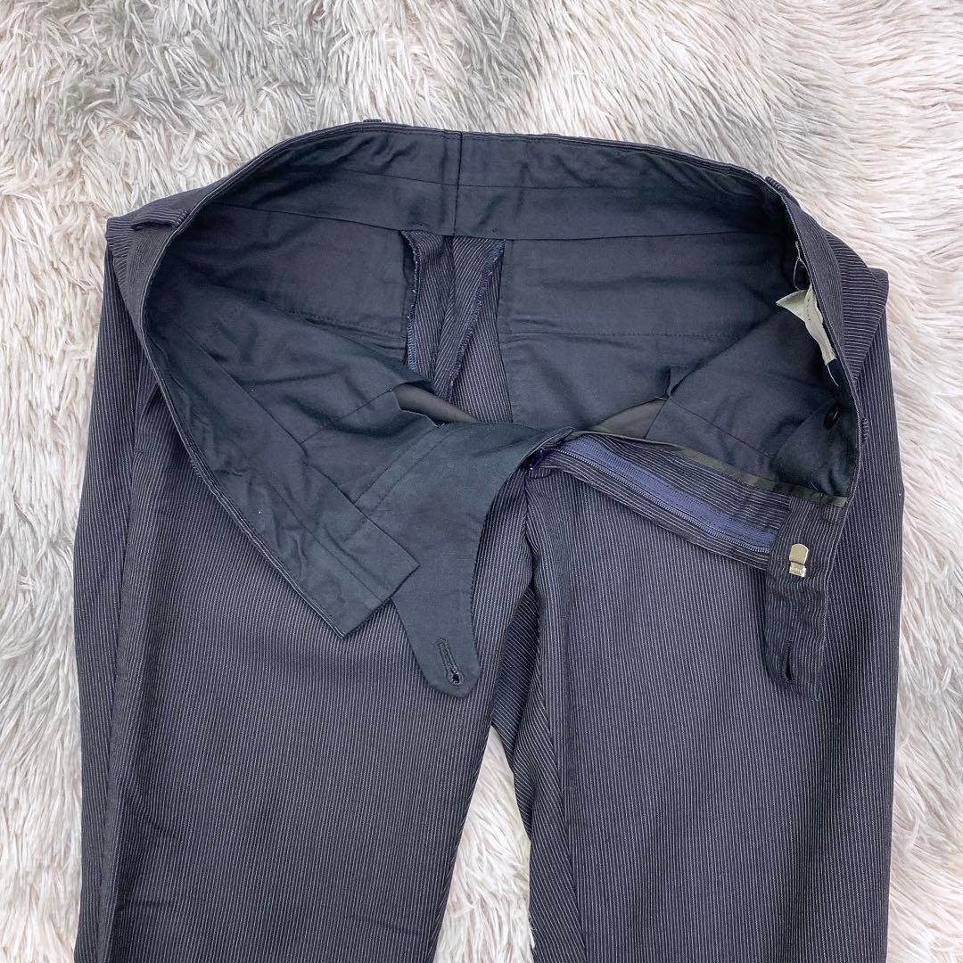 10aw クリス期　ディオールオム　ナローラペルストライプスーツ