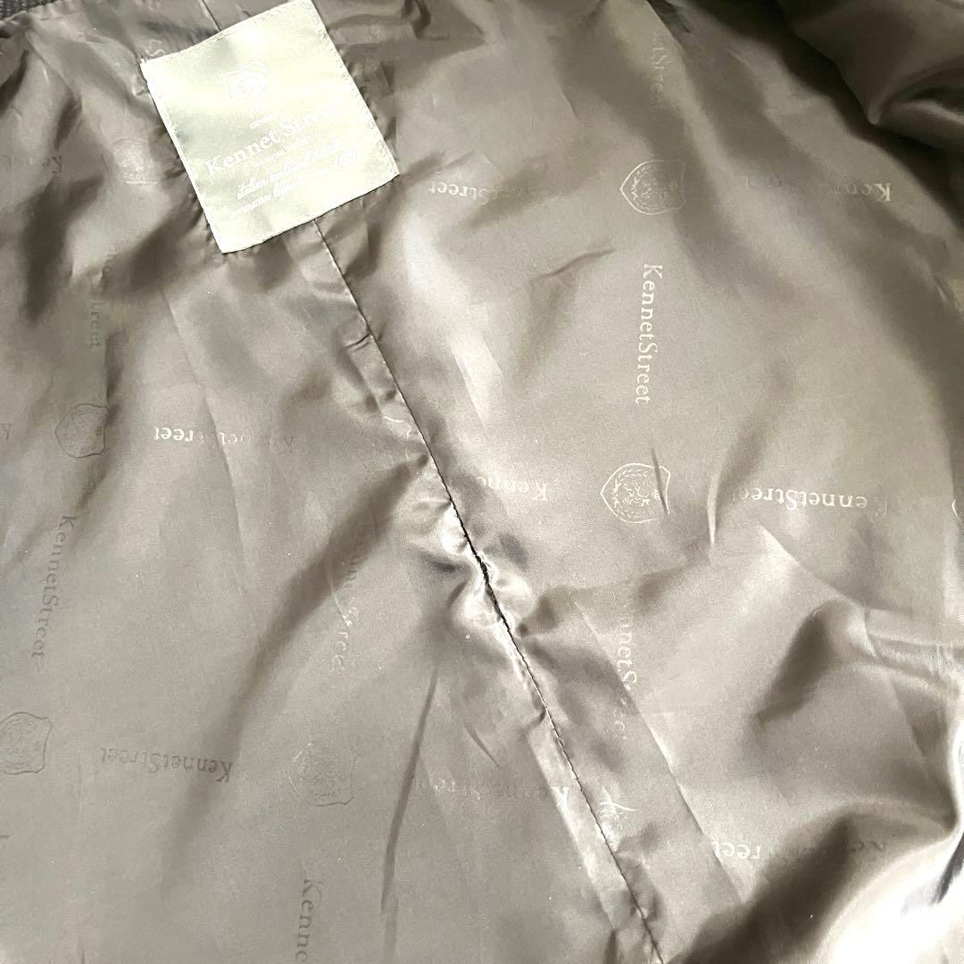 【美品】イタリア製　Kennet Street Pコート　ダークグレー
