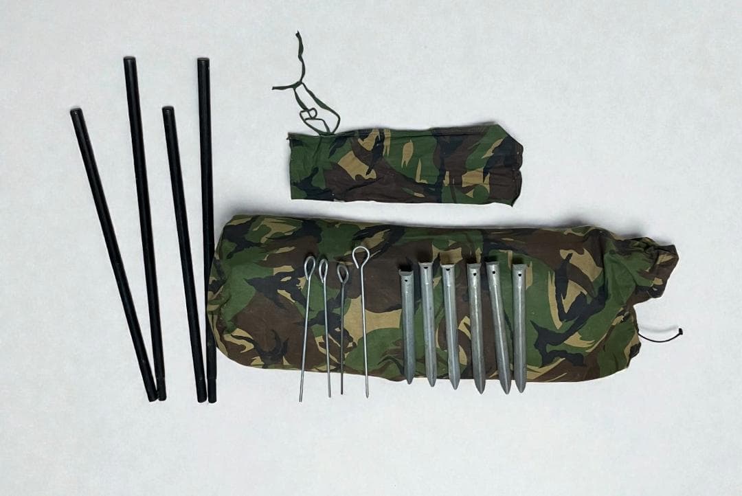 ※軍放出品 ダッチアーミーテント DPMカモ オランダ軍 軍幕 キャンバス 1