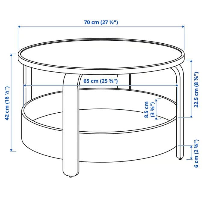 IKEA BORGEBY ボルゲビー コーヒーテーブル　バーチ材