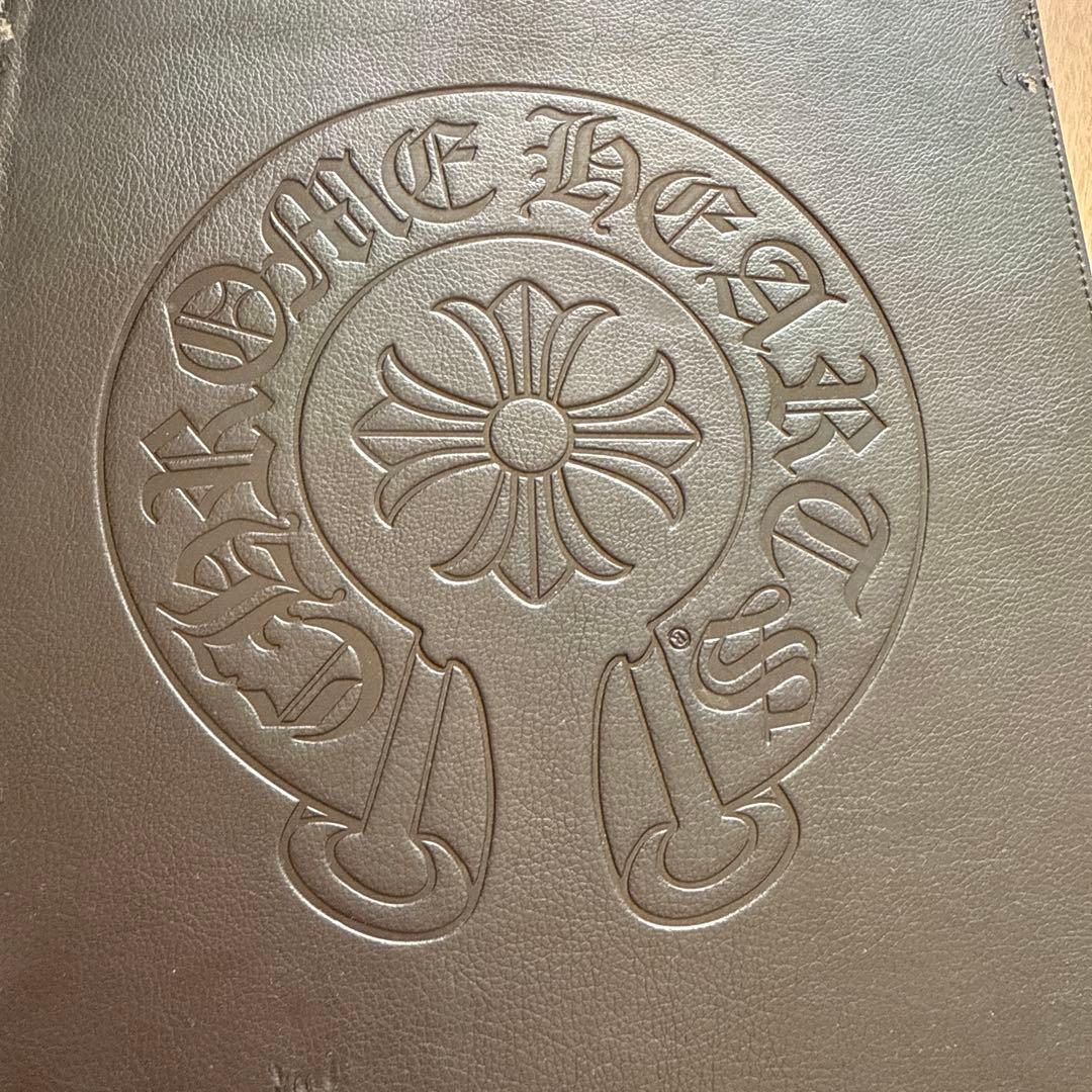 【再値下げ】稀少Chrome Hearts エンボスバインダー ブラック