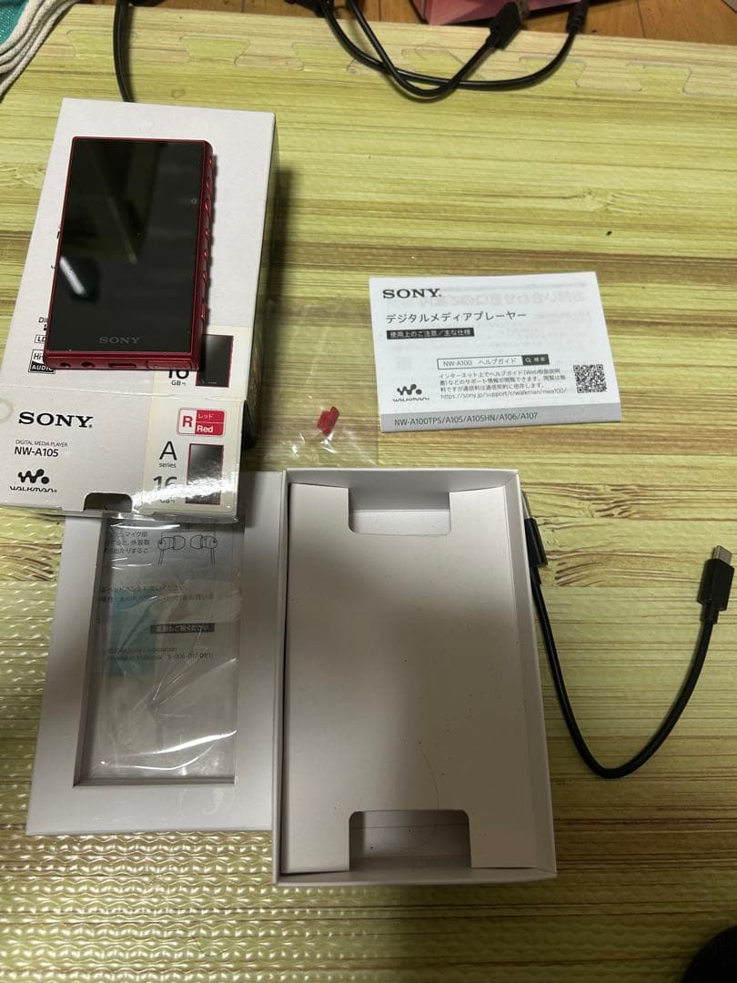 nw-A105 リカバリー済み　付属品イヤホン　保証書無し