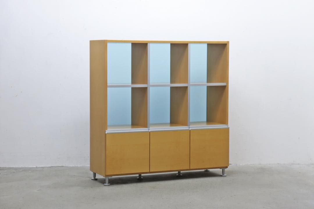 ドイツ ウィルクハーン ミナモ シェルフ ビーチ材 飾り棚 食器棚 オフィス