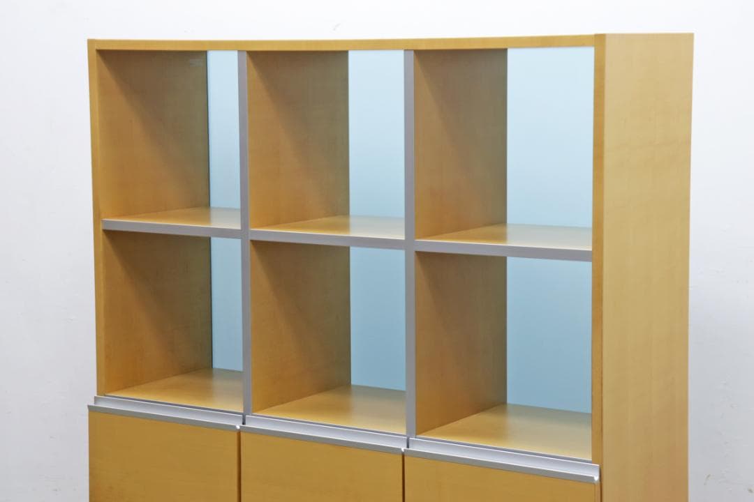 ドイツ ウィルクハーン ミナモ シェルフ ビーチ材 飾り棚 食器棚 オフィス