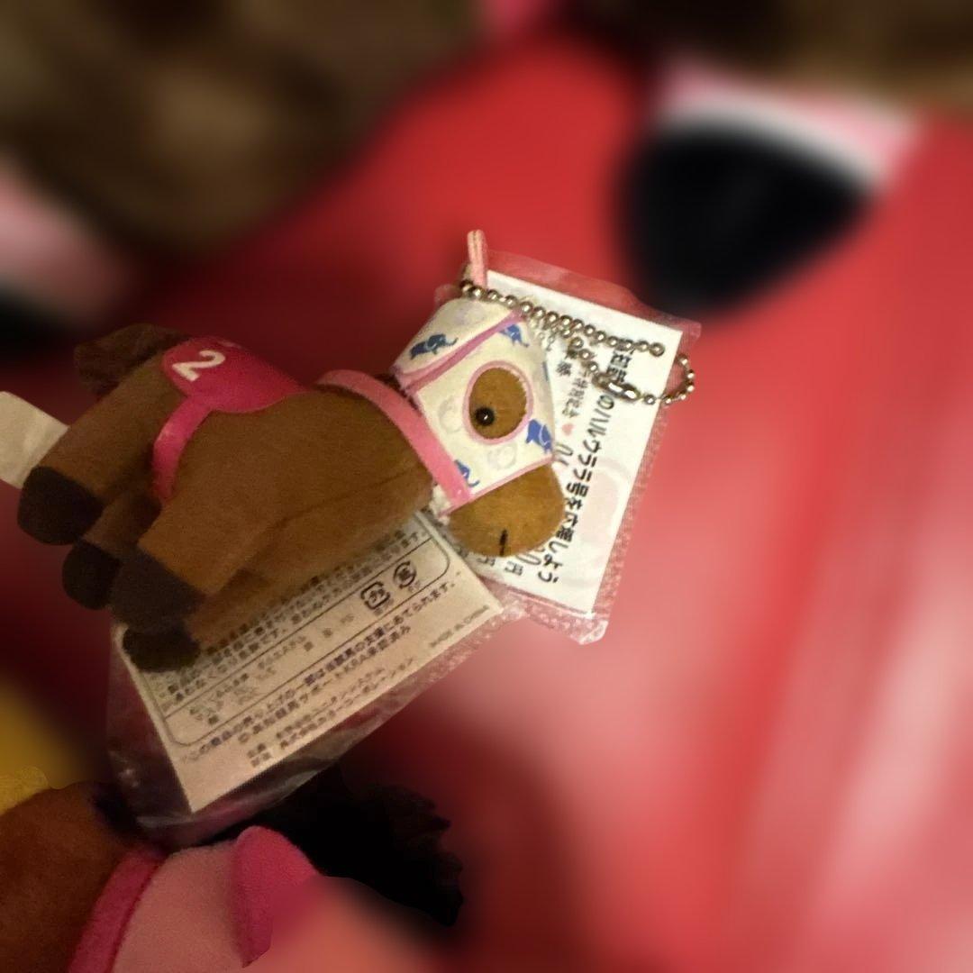 高知競馬♡ハルウララ　ぬいぐるみ＆ストラップ　まとめ売り　ピンク/にんじん/ぞう