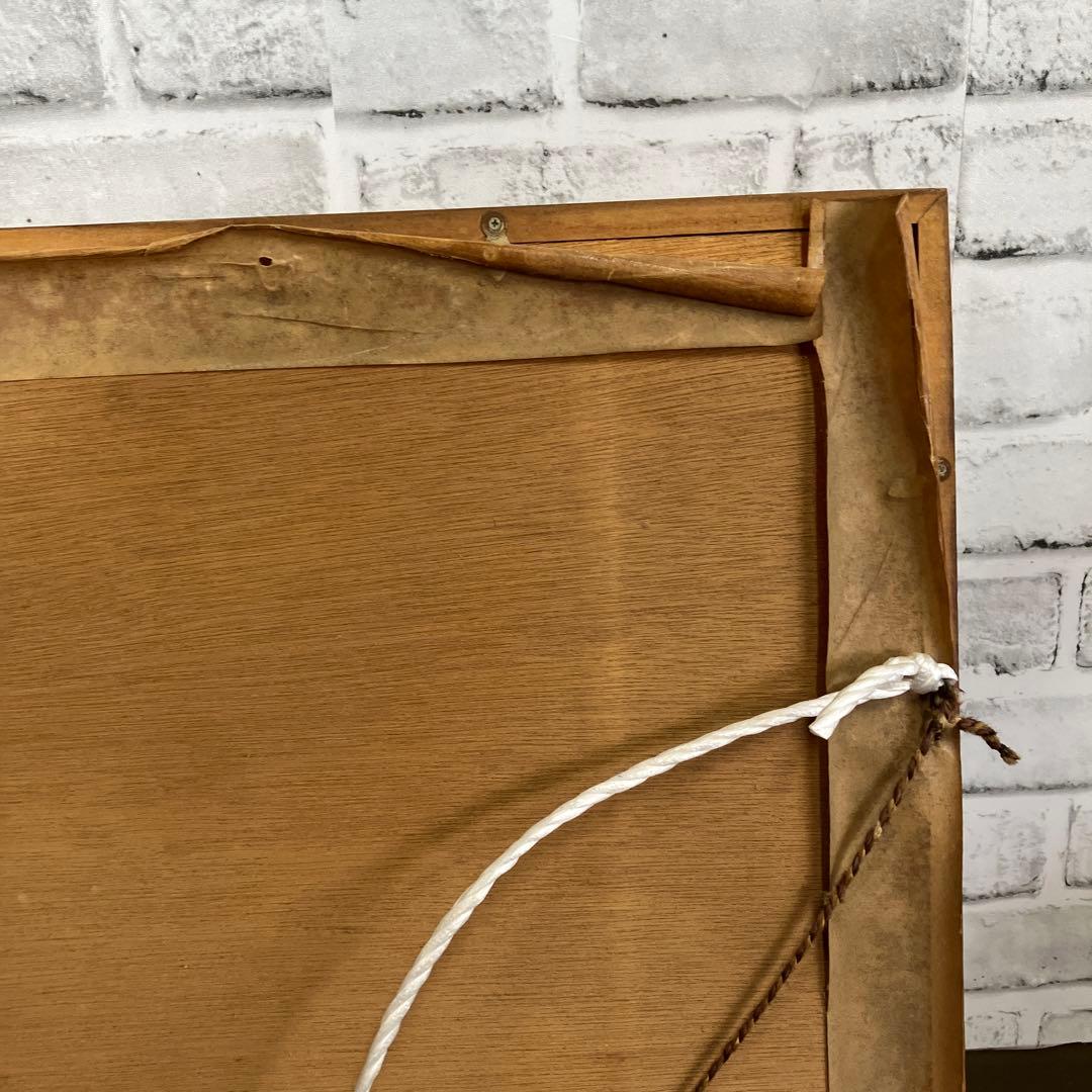 松庵 武比古 作 扇 虎 額装 伝統工芸 縁起物 金工芸 彫金 壁掛け 立掛け